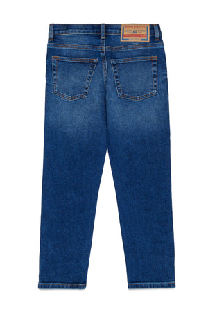 Jeans d-Lucas bambino Diesel blu in denim stretch