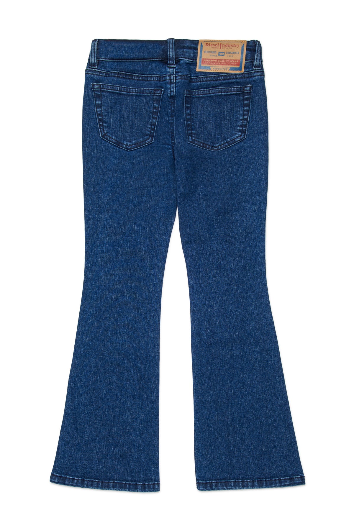 Jeans bootcut d-Arry bambina Diesel blu in denim | ViaMonte Shop