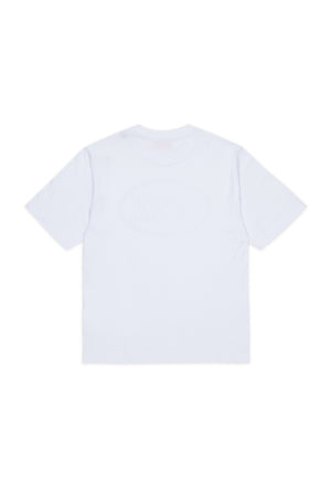T-shirt bambino Diesel bianca in cotone | ViaMonte Shop