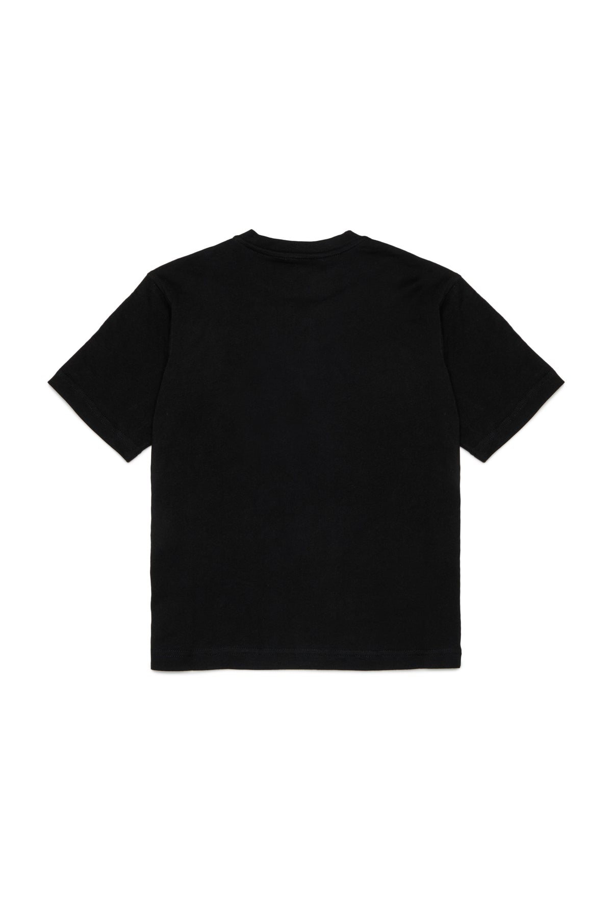 T-shirt bambino Diesel nera in cotone | ViaMonte Shop