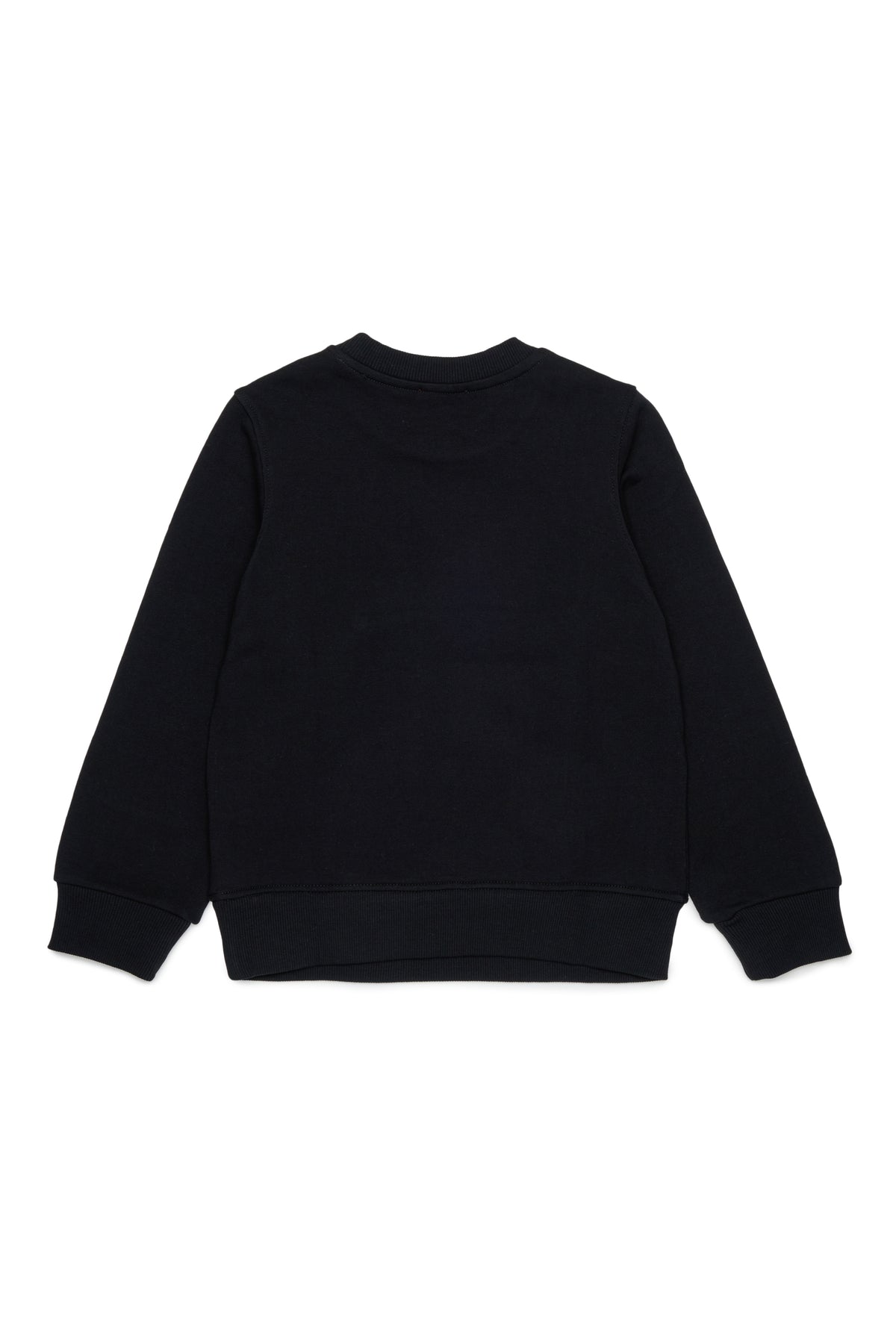Felpa slomix bambino Diesel nera in cotone | ViaMonte Shop