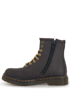 Stivaletto bambino Dr.Martens 1460 Wildhorse lamper marroni in pelle | ViaMonte Shop