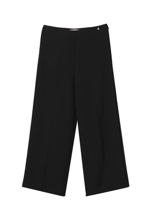 Pantalone bambina Elisabetta Franchi nero in crèpe