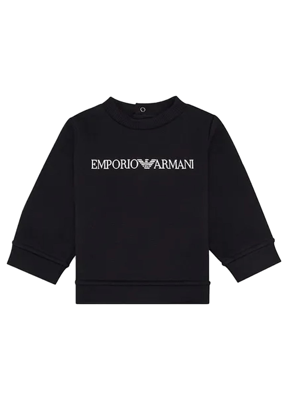 Felpa neonato Emporio Armani blu in modal | ViaMonte Shop