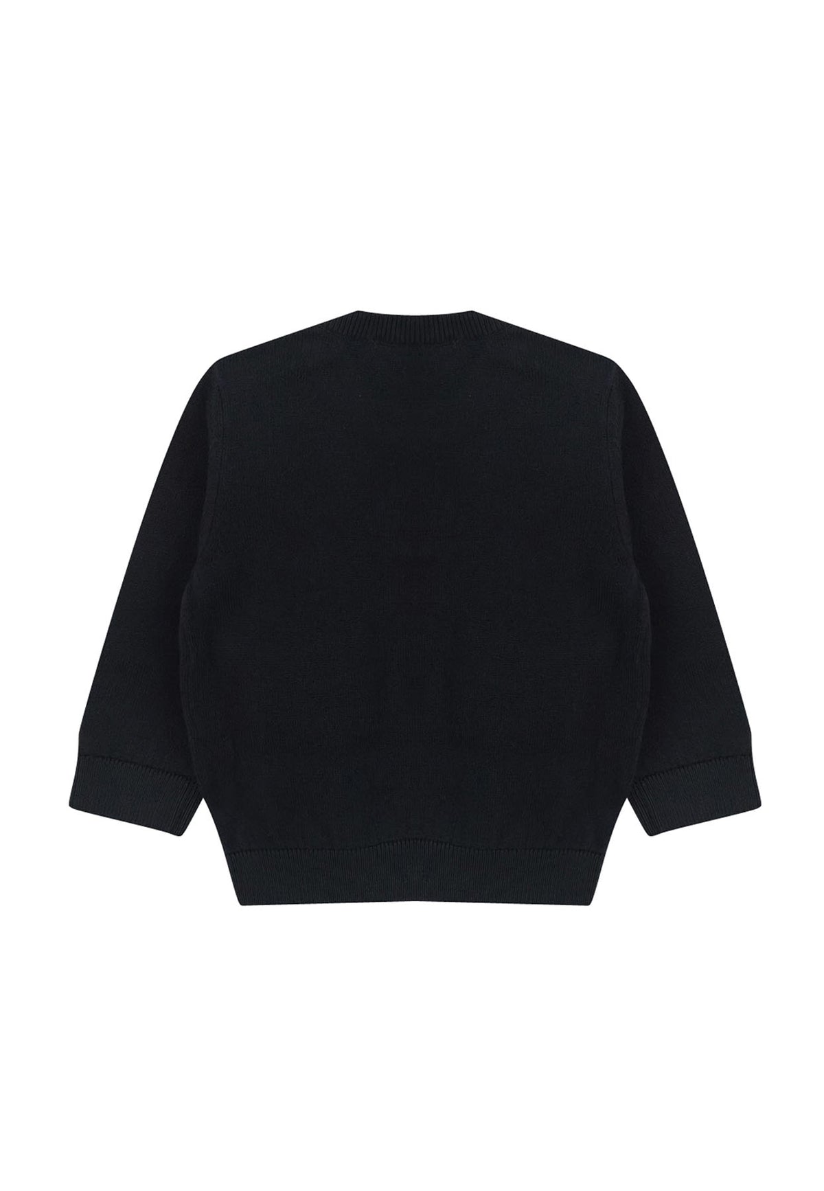 Maglia neonato Emporio Armani blu navy in cotone | ViaMonte Shop