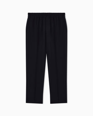 Pantalone bambino Emporio Armani blu in nylon misto viscosa | ViaMonte Shop
