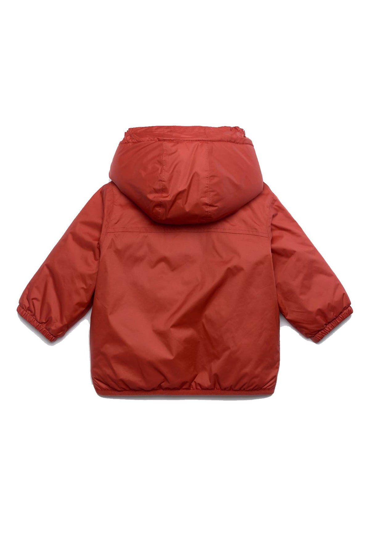Giubbino neonato K--Way E. Le Vrai 4.0 Claudine orsetto rosso scuro in nylon | ViaMonte Shop