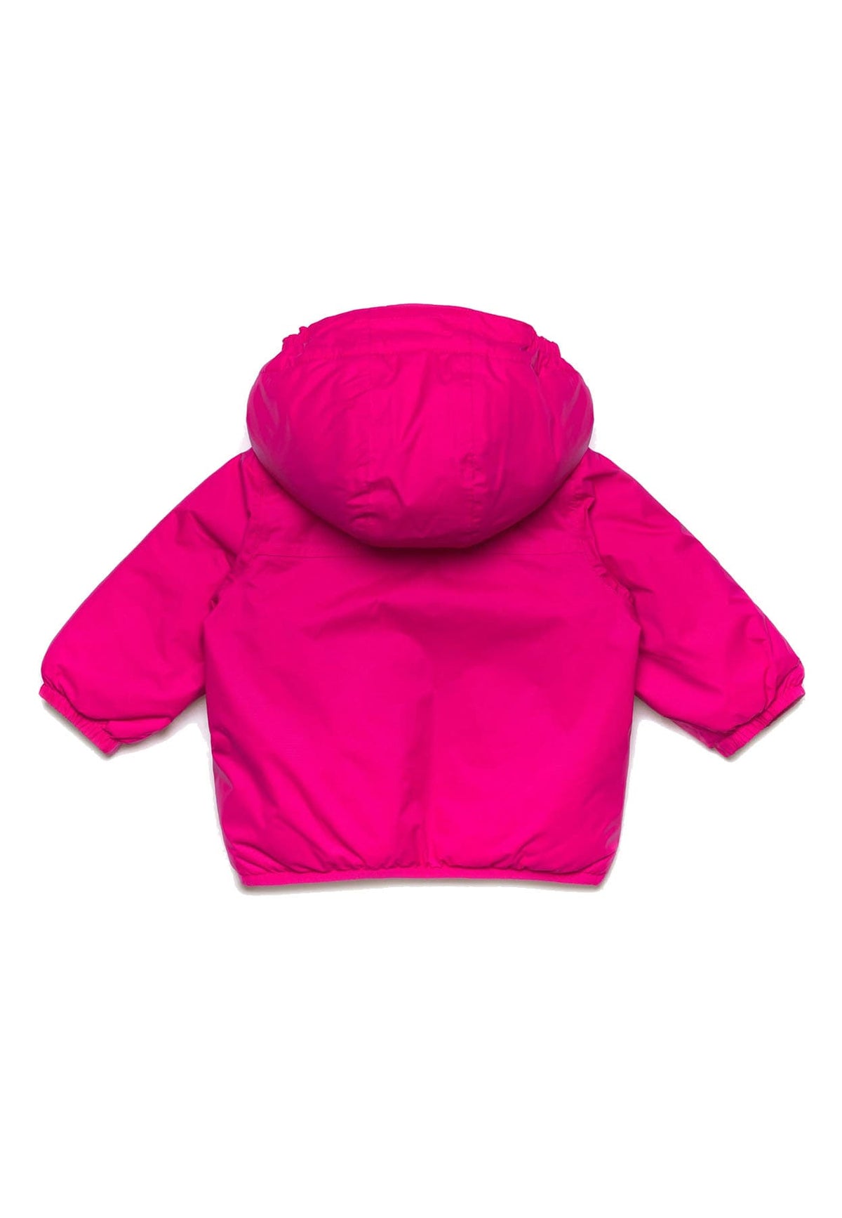 Giubbino neonata K--Way E. Le Vrai 4.0 Claudine orsetto fucsia in nylon | ViaMonte Shop