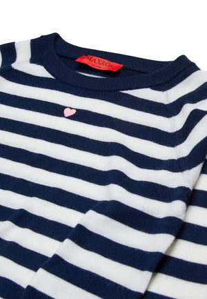 Maglia bambina Max&Co a righe in lana | ViaMonte Shop