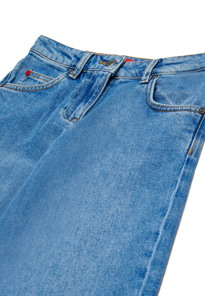 Jeans bambina Max&Co blu in denim