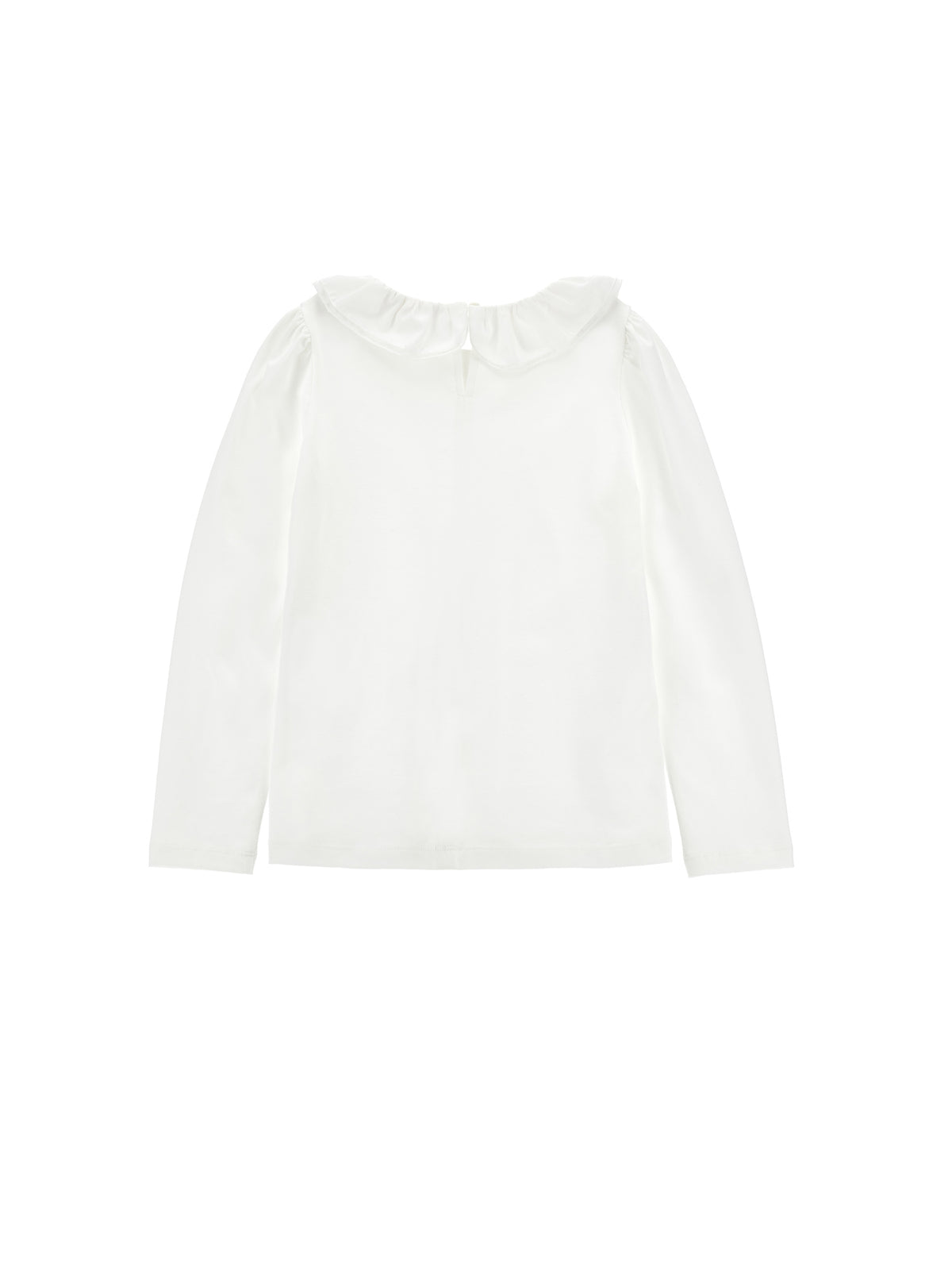 T-shirt bambina Monnalisa bianca in jersey di cotone | ViaMonte Shop