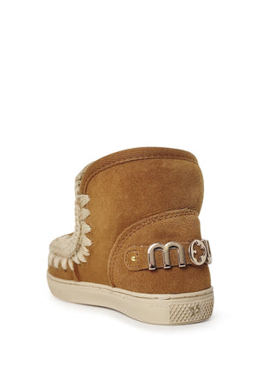 Eskimo stivaletti bambina Mou kids cognac in pelle scamosciata | ViaMonte Shop