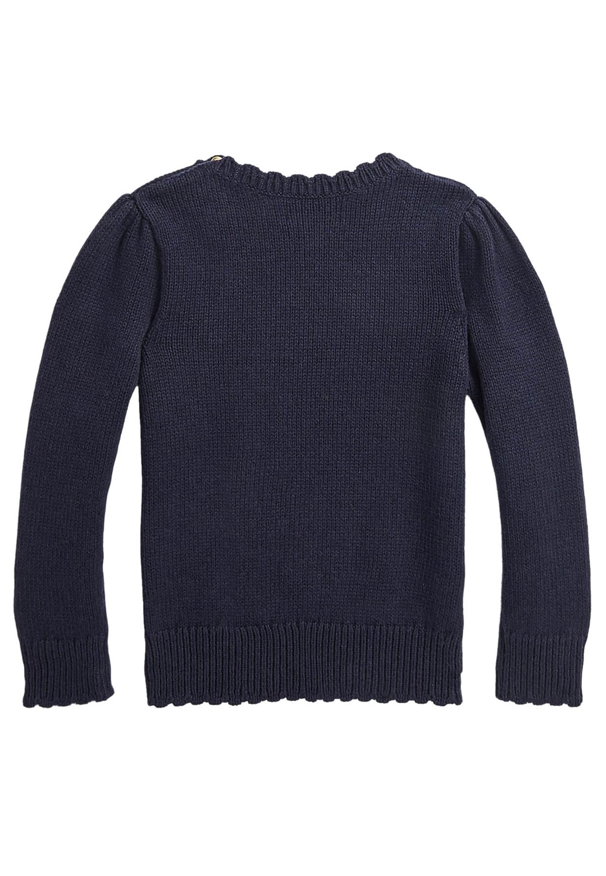 Maglia bambina Ralph Lauren blu in cotone | ViaMonte Shop
