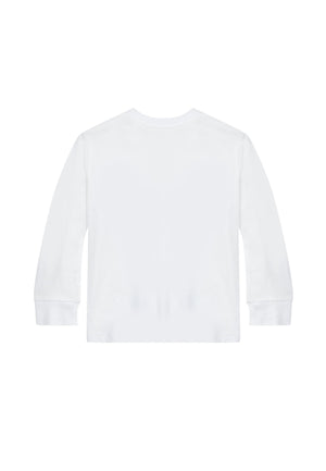 T-shirt neonato Ralph Lauren bianca in cotone | ViaMonte Shop