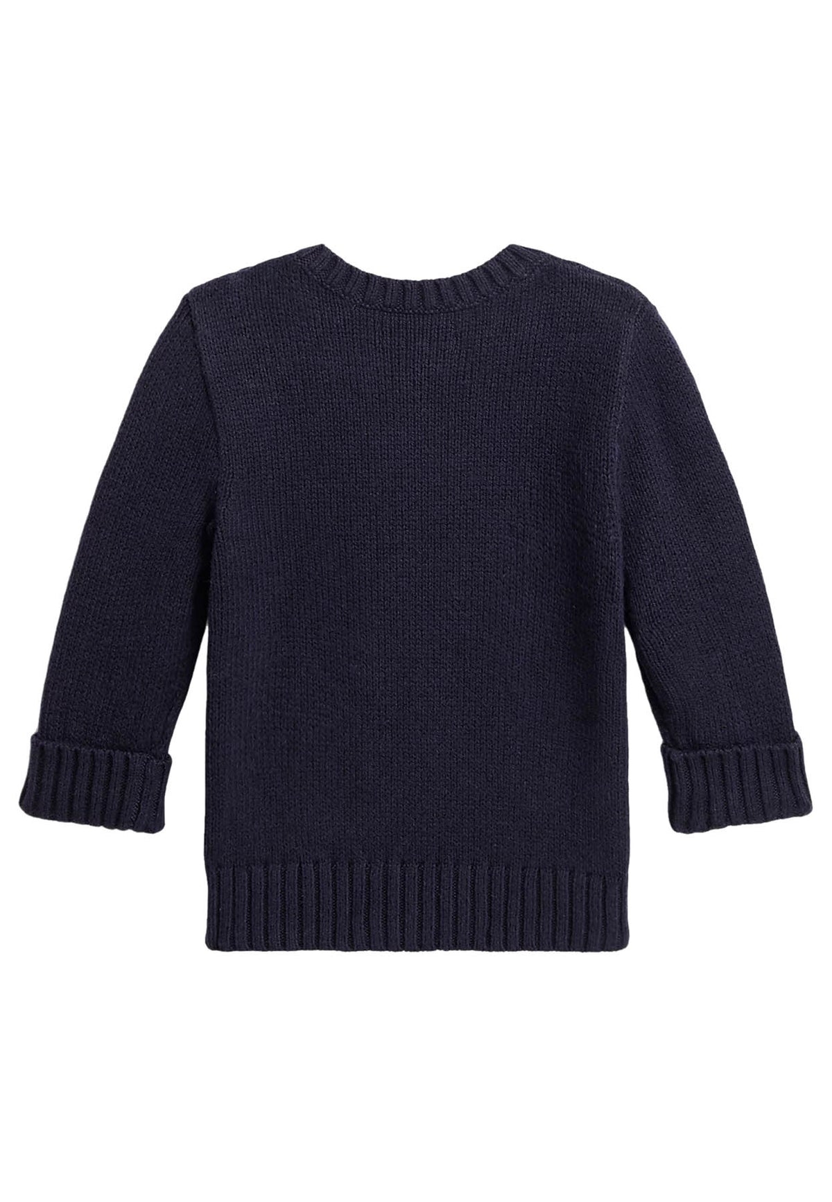Maglia neonato Ralph Lauren blu in cotone | ViaMonte Shop