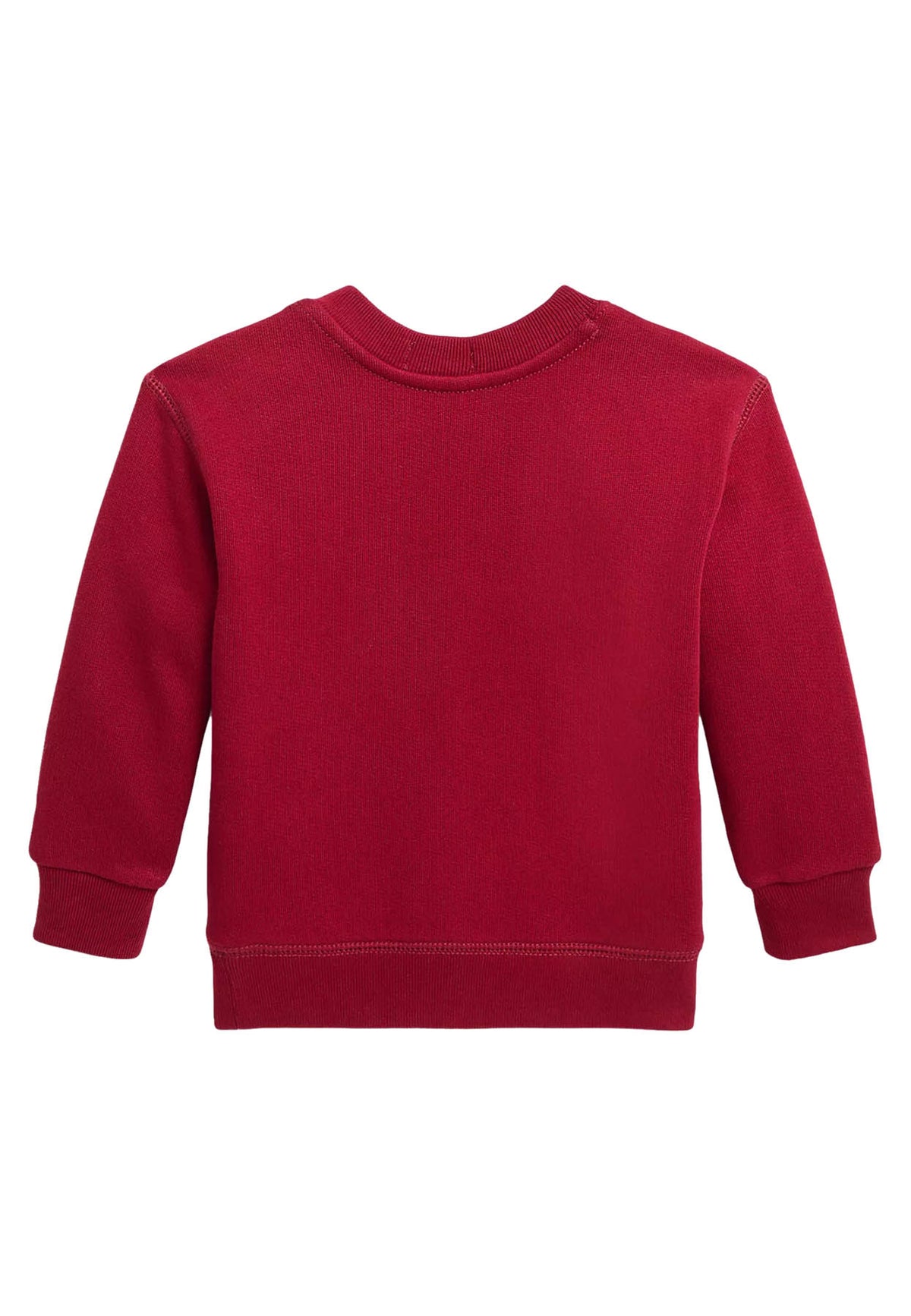 Felpa neonato Ralph Lauren rossa in cotone | ViaMonte Shop