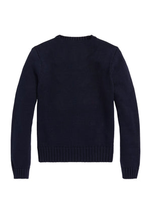 Maglia bambino Ralph Lauren blu in cotone | ViaMonte Shop