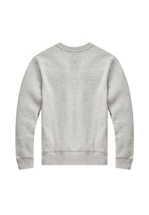 Felpa bambino Ralph Lauren Kids grigia in cotone | ViaMonte Shop