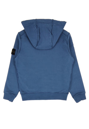 Felpa bambino Stone Island blu in cotone | ViaMonte Shop