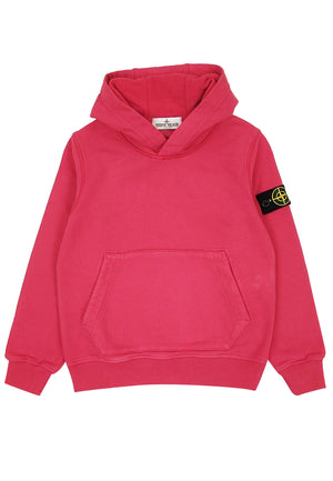 Felpa bambino Stone Island corallo in cotone | ViaMonte Shop