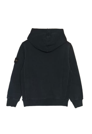Felpa bambino Stone Island blu in cotone