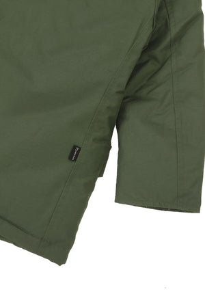 Giubbino bambino Woolrich kids Arctic Parka verde in tessuto Ramar