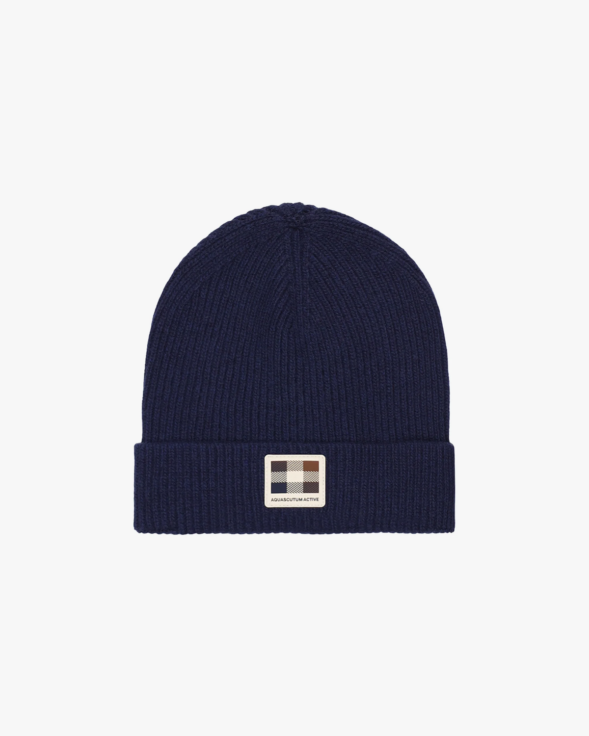Aquascutum Rubber Patch cappello- Navy