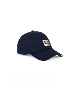 Aquascutum Badge Baseball Cap - Navy | ViaMonte Shop