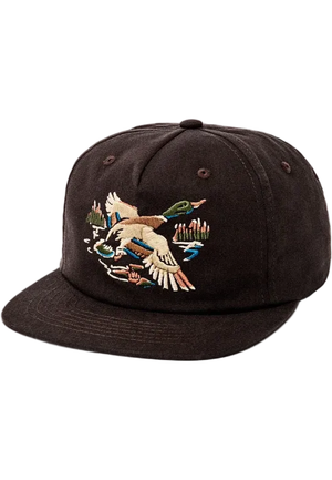 Filson Mallard Graphic Trucker cappello in cotone marone | ViaMonte Shop
