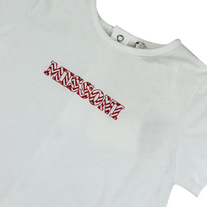 ViaMonte Shop | Missoni Tutina Neonata Bianca con dettaglio logo