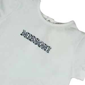 ViaMonte Shop | Missoni Tutina Neonato bianca con dettaglio logo