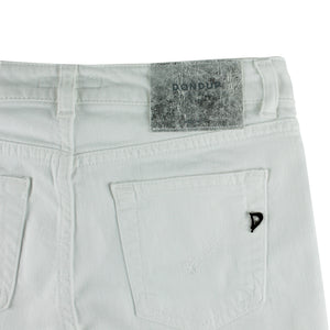 ViaMonte Shop | Dondup Shorts Klum bambina denim bianco