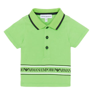 ViaMonte Shop | Polo in piquet di cotone bambino verde