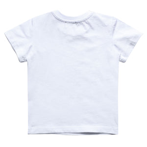 ViaMonte Shop | Diesel Kid t-shirt baby boy tdiegos3b bianca in jersey di cotone