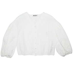 ViaMonte Shop | Dondup bambina camicia latte in puro cotone