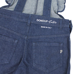 ViaMonte Shop | Dondup bambina salopette di jeans in cotone stretch