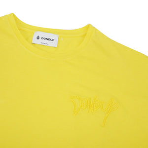ViaMonte Shop | Dondup bambina t-shirt gialla in jersey di cotone