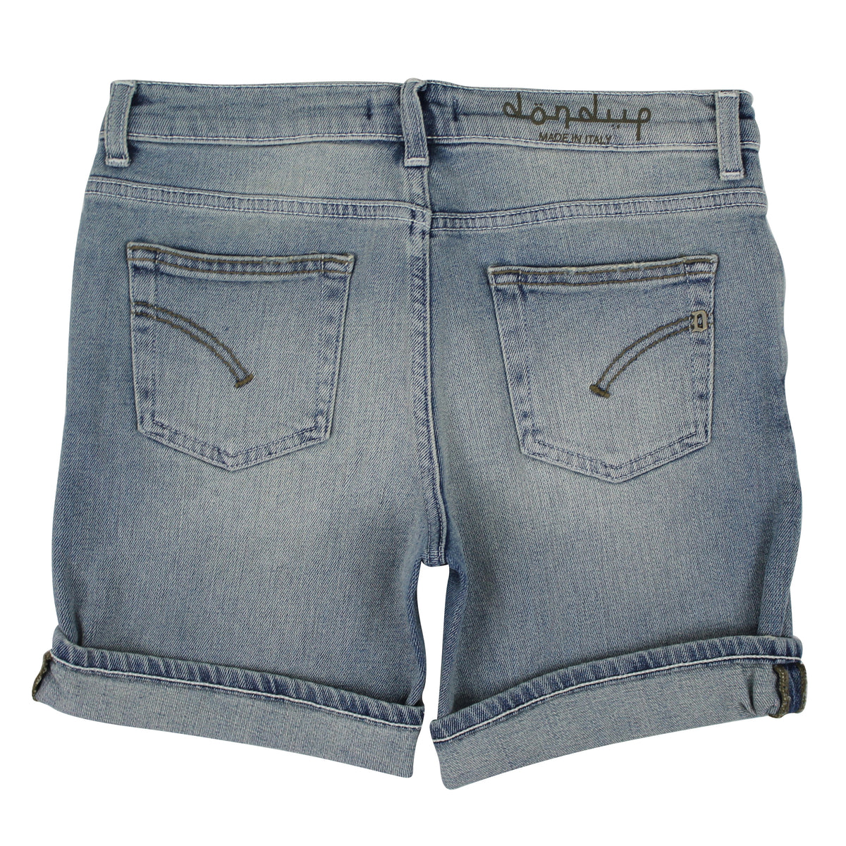 ViaMonte Shop | Dondup teen bermuda jeans Derick in cotone stretch