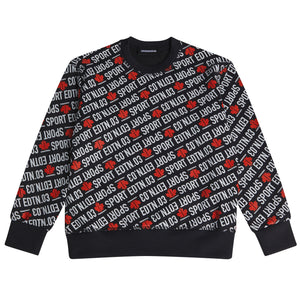 ViaMonte Shop | Dsquared2 felpa bambino stampa logo in misto cotone