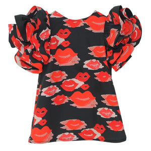 ViaMonte Shop | Elisabetta Franchi La Mia Bambina abito baby girl in popeline di cotone stampato