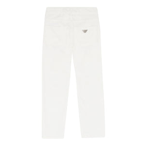 ViaMonte Shop | Emporio Armani pantalone bambino bianco in misto cotone