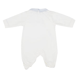 ViaMonte Shop | Emporio Armani tutina baby boy bianca in cotone