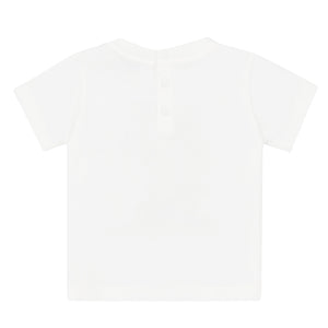 ViaMonte Shop | Emporio Armani t-shirt baby boy bianca in jersey di cotone