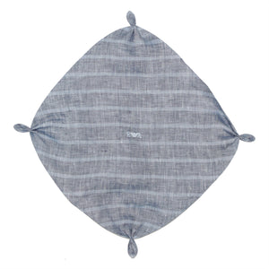 ViaMonte Shop | Emporio Armani pagliaccetto baby boy bicolor in lino con bavetta