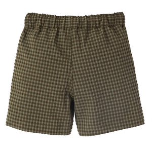 ViaMonte Shop | Il Gufo bermuda baby boy verde militare in misto cotone