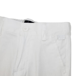 ViaMonte Shop | Il Gufo pantalone baby boy bianco in cotone stretch