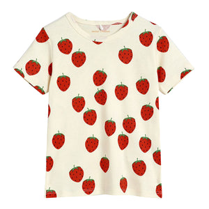 ViaMonte Shop | Mini Rodini t-shirt baby girl in cotone organico stampato