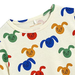 ViaMonte Shop | Mini Rodini t-shirt bambina in cotone organico stampato
