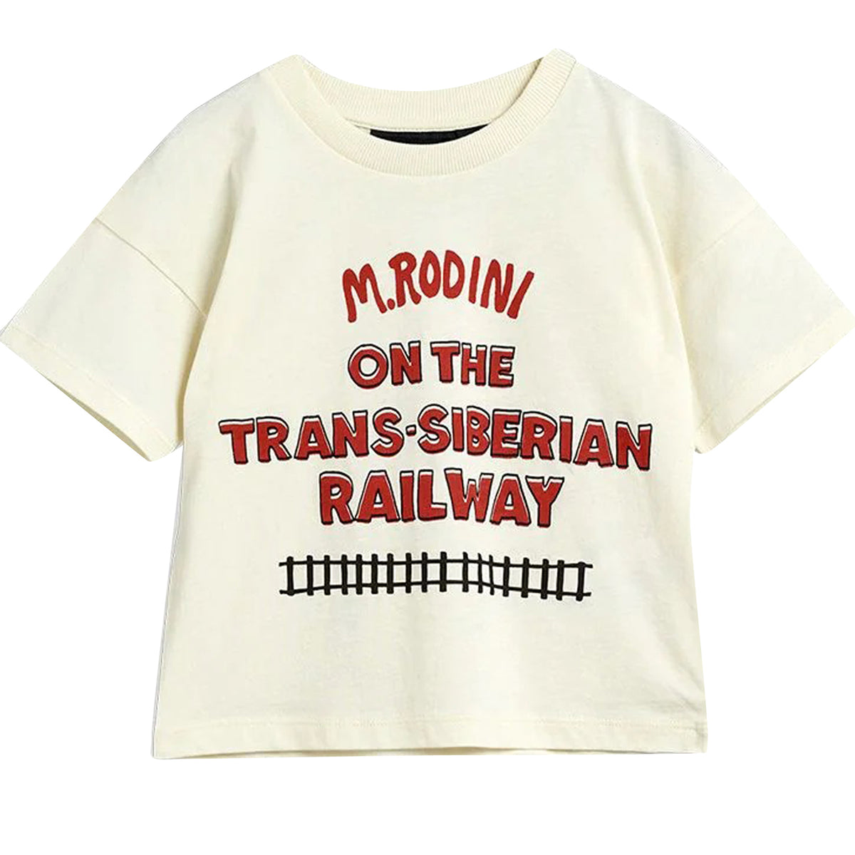 ViaMonte Shop | Mini Rodini t-shirt baby boy bianca in cotone organico