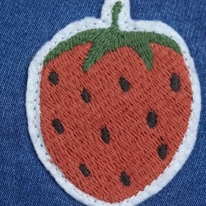 ViaMonte Shop | Mini Rodini short baby girl in denim di cotone organico